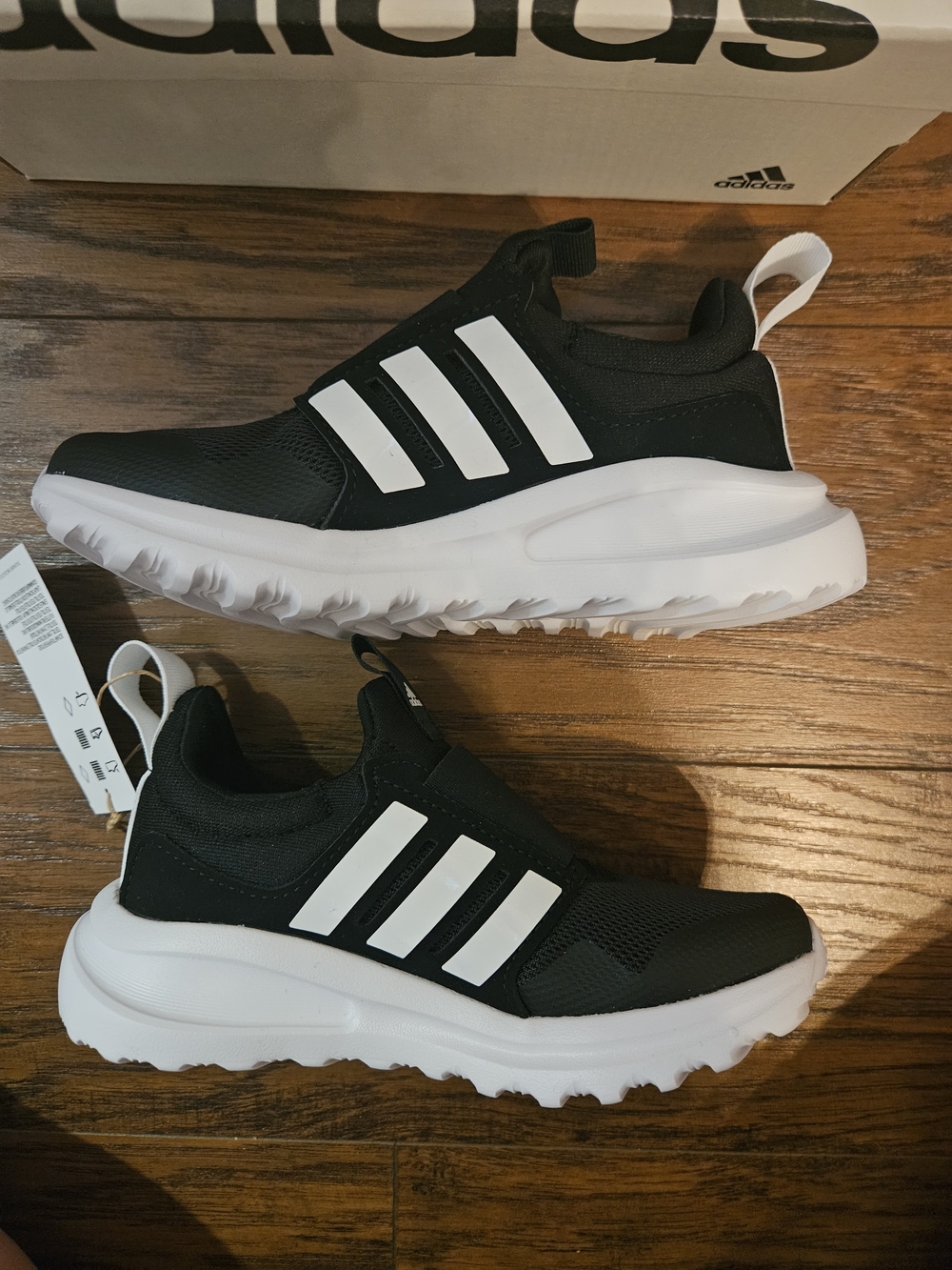 Kids Adidas Black & White Active Ride 2.0